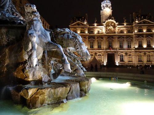 Fontaine des Terreaux à Lyon