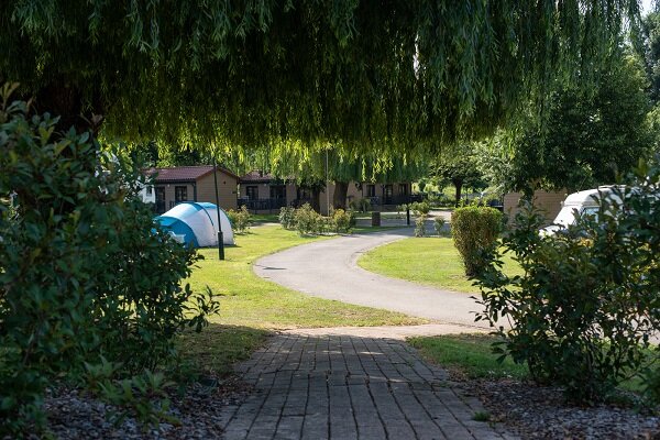 chemin allée camping